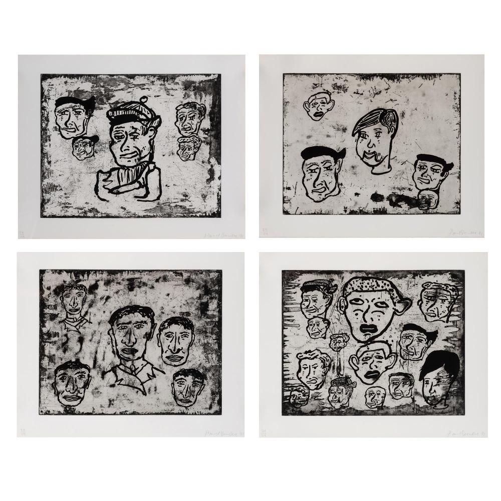 Donald Baechler (b. 1956) THE COUNTERFEITERS Complete (1 of 16)