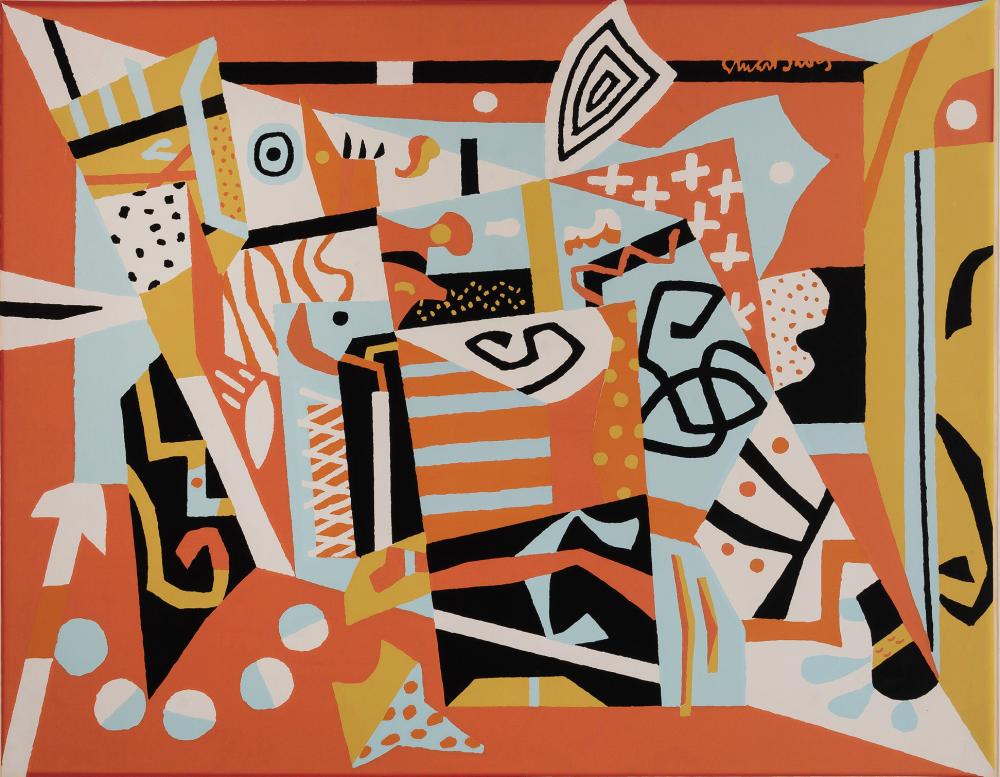 After Stuart Davis HOT STILL-SCAPE FOR SIX COLORS--7TH (1 of 2)