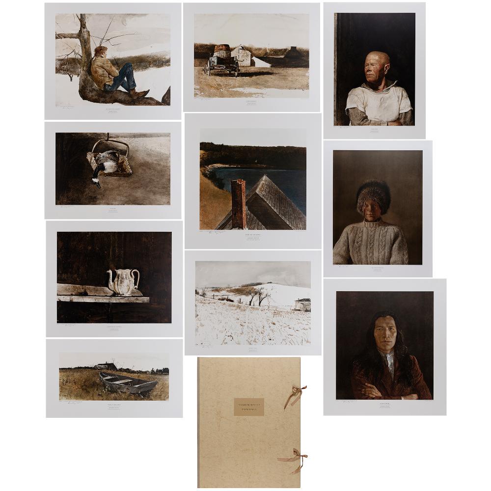 After Andrew Wyeth (1917-2009) ANDREW WYETH PAINTINGS (1 of 14)