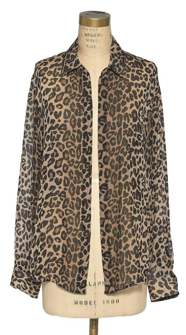 HUGH JACKMAN Stage worn leopard print shirt from the (1 of 3)