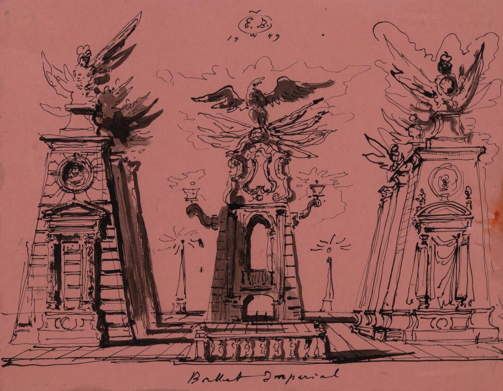 Eugene Berman Russian/American, 1899-1972 Set Design (1 of 5)