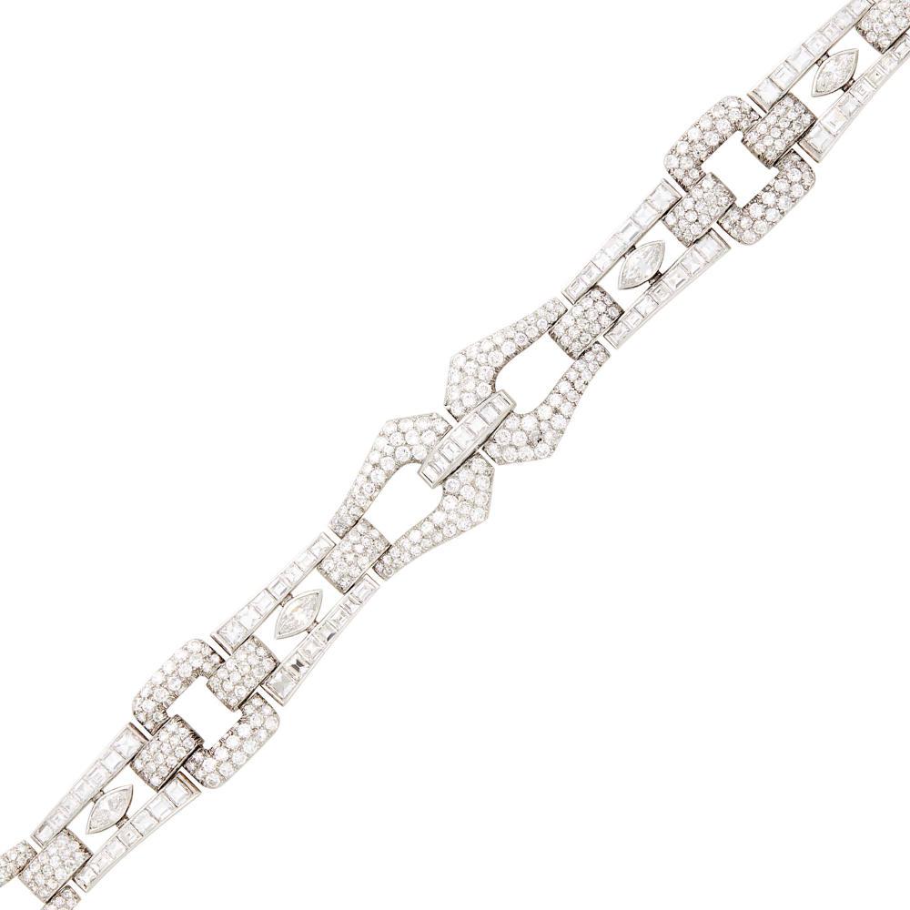 Platinum and Diamond Bracelet (1 of 3)