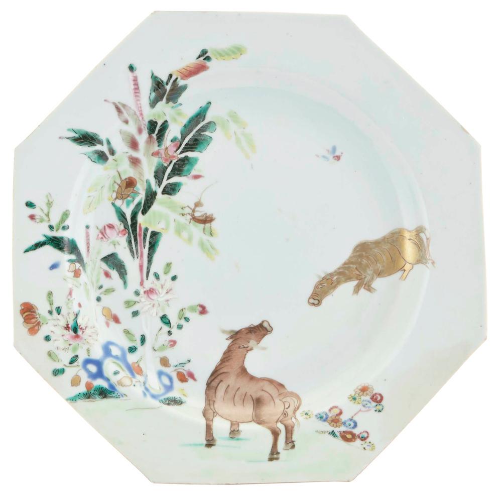 A Chinese Export Porcelain Dish Mid 18th century Of (1 of 3)