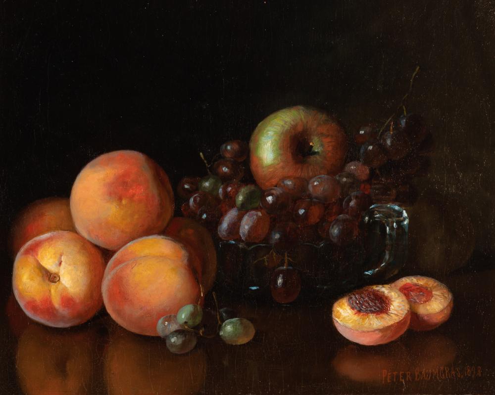 Peter Baumgras American, 1827-1904 Still Life, 1898 (1 of 5)