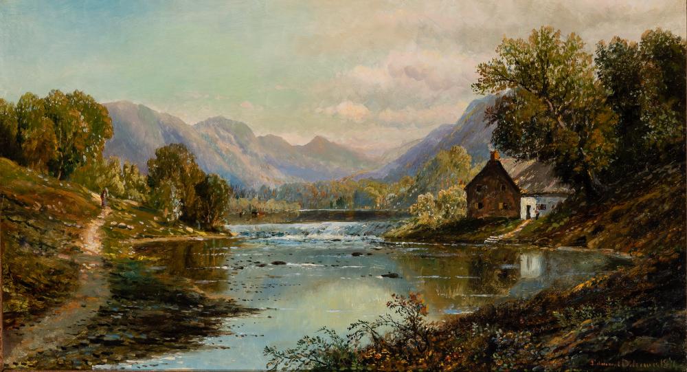 Edmund Darch Lewis American, 1835-1910 A River Scene, (1 of 4)