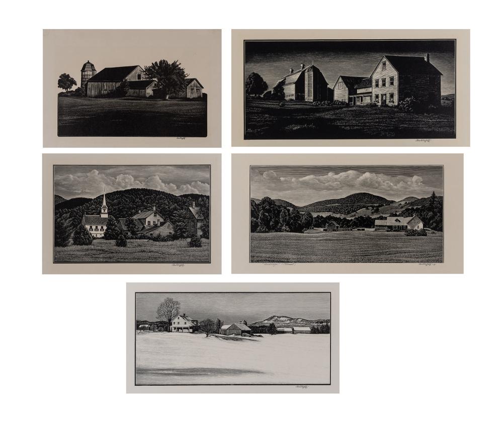 Asa Cheffetz (1897-1965) MAY SUNLIGHT; BREAK OF DAY; (1 of 7)