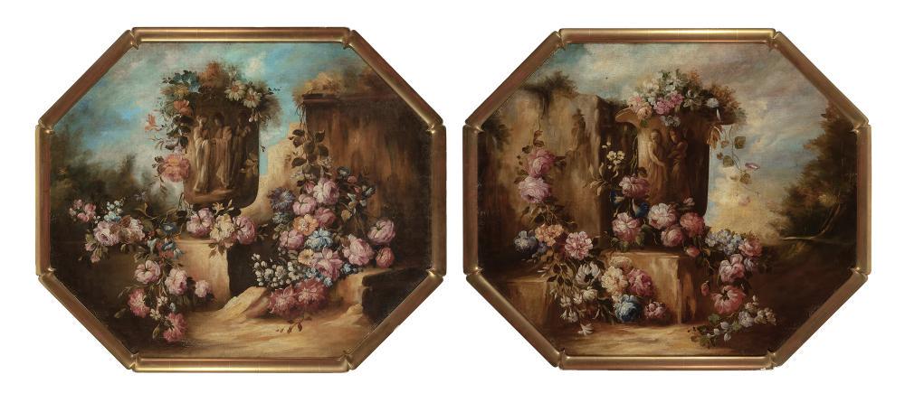 Italian School 19th-20th Century Floral Still Lifes: (1 of 5)