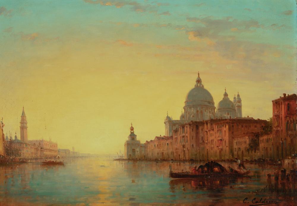 Charles-Clement Calderon French, 1870-1906 The Dogana (1 of 4)