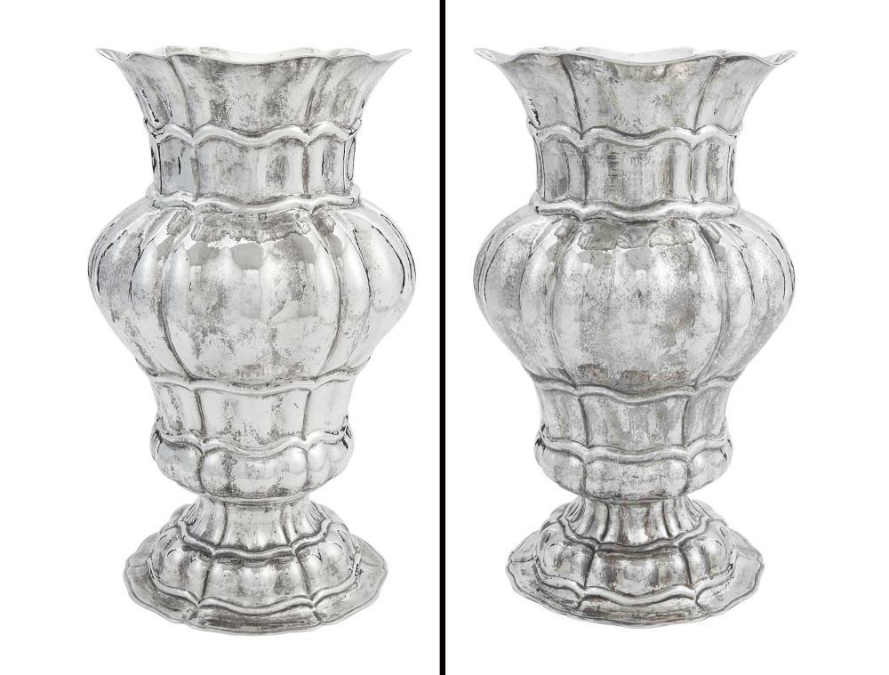 Pair of Buccellati Sterling Silver Vases (1 of 6)