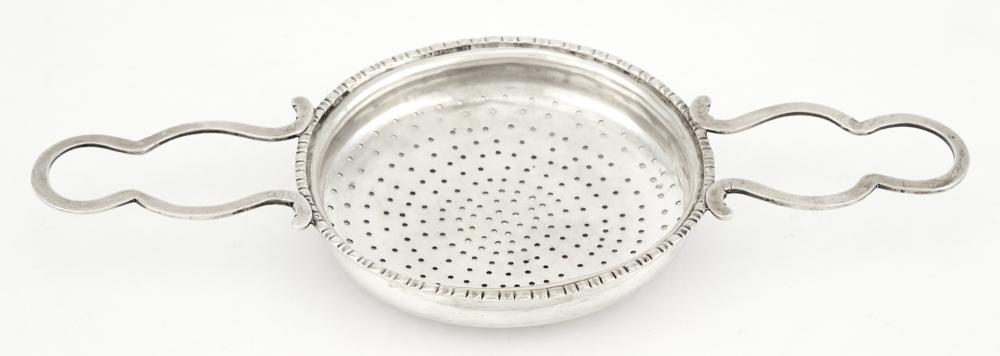 Georgian Sterling Silver Punch Strainer (1 of 5)
