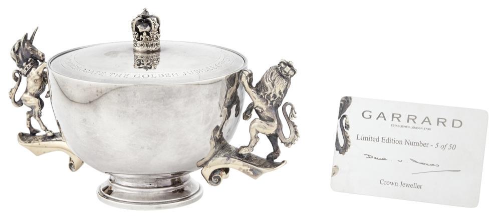 Garrard Sterling Silver and Partial Gilt Golden Jubilee (1 of 4)