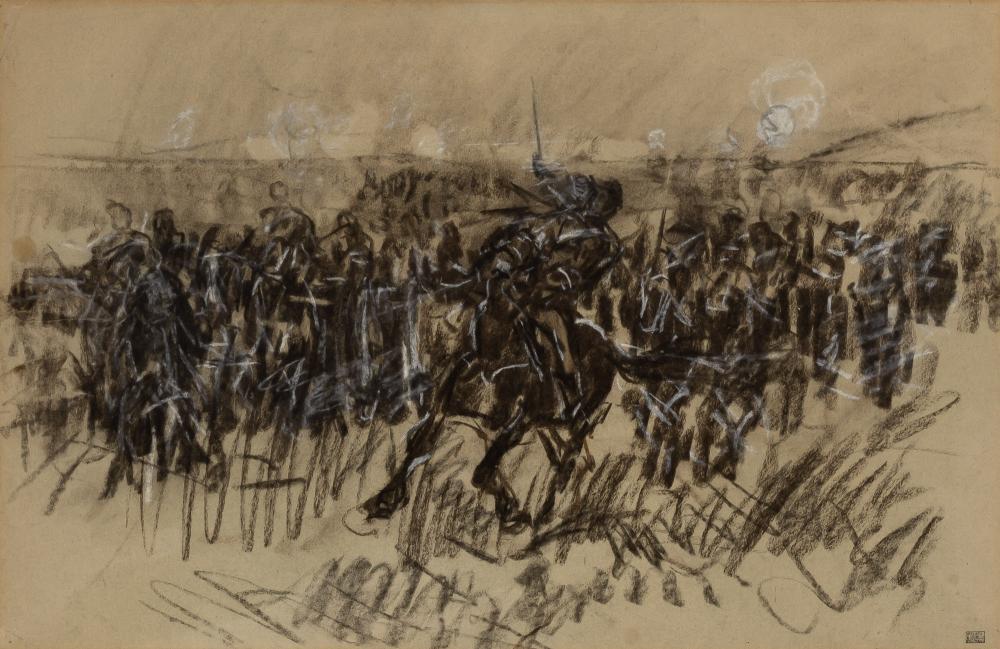 Nicolae Grigorescu Romanian, 1838-1907 Battle Scene (1 of 5)