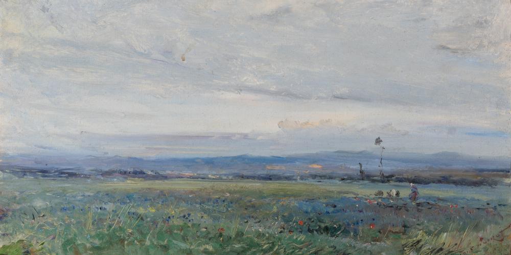 (Benoit) Emile Noirot French, 1853-1924 Flowering (1 of 5)