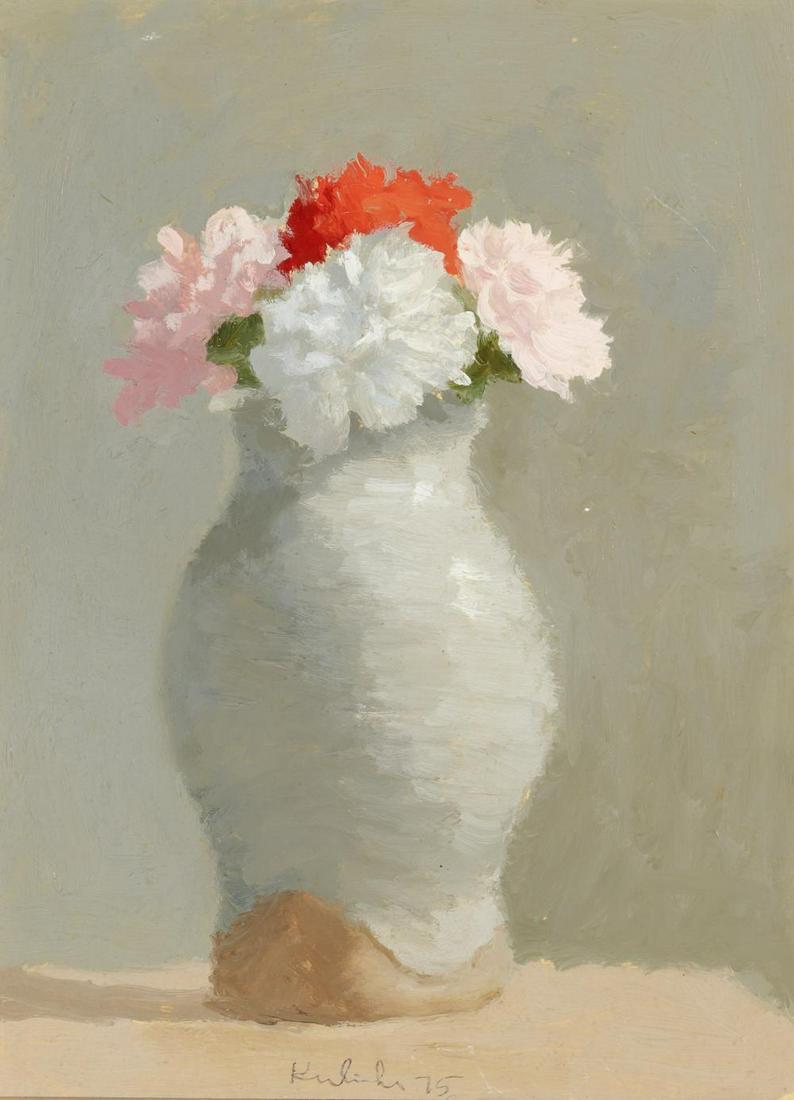 Robert Kulicke American, 1924-2007 Carnations in Jar, (1 of 5)