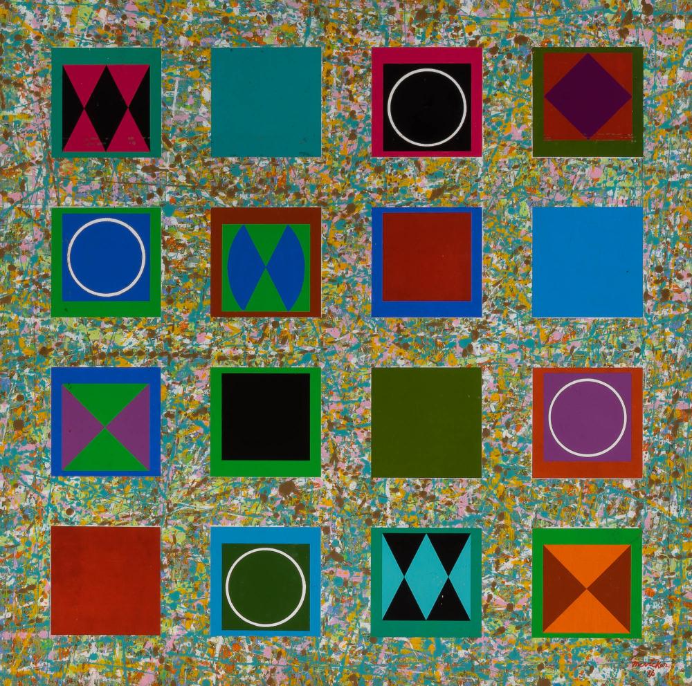 J. Jesse McVicker American, 1911-2004 Squares, 1986 (1 of 4)