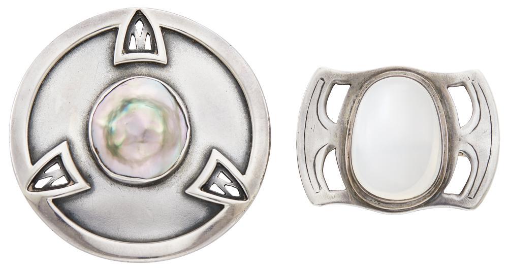 Two Arts & Crafts Silver Brooches (1 of 2)