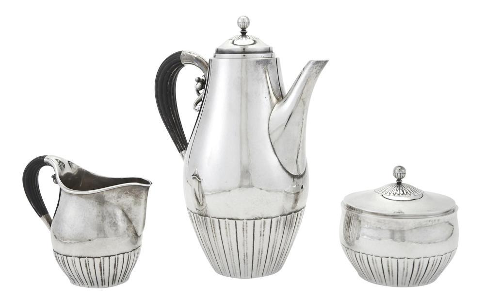 Georg Jensen Sterling Silver Cosmos Pattern Coffee (1 of 9)