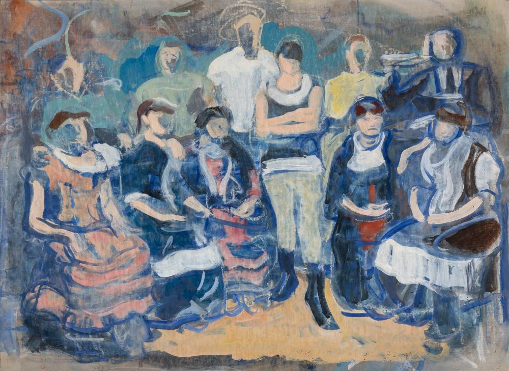 Leland Bell American, 1922-1991 Maison Tellier, 1960: Leland Bell American, 1922-1991 Maison Tellier, 1960 Oil on canvas 24 x 32 inches Provenance: Zabriskie Gallery, New York C