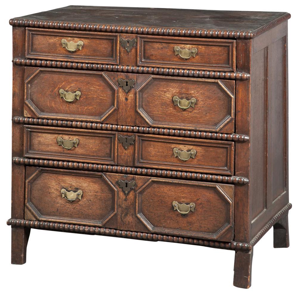 English Oak Joined Chest of Drawers (1 of 4)