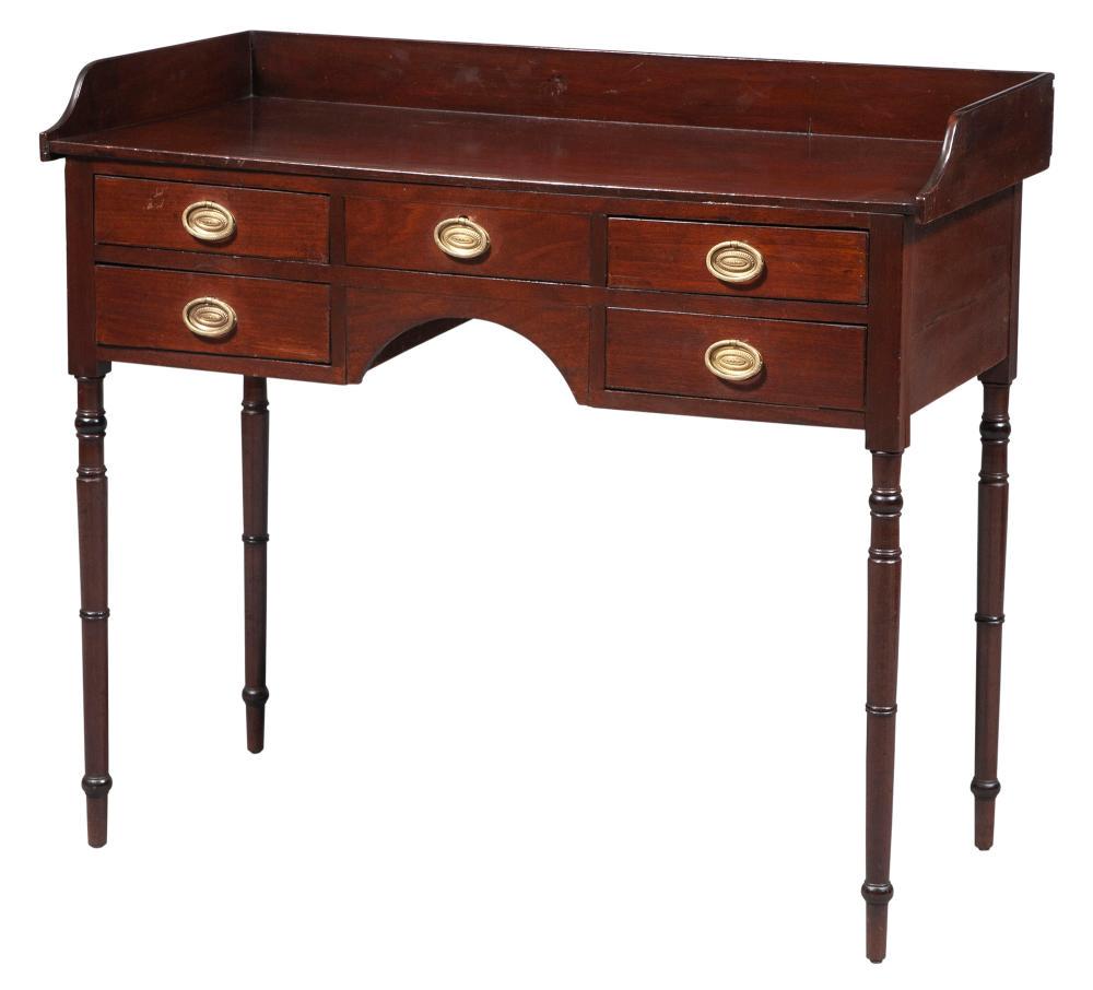 Regency Part-Ebonized Mahogany Side Table (1 of 3)