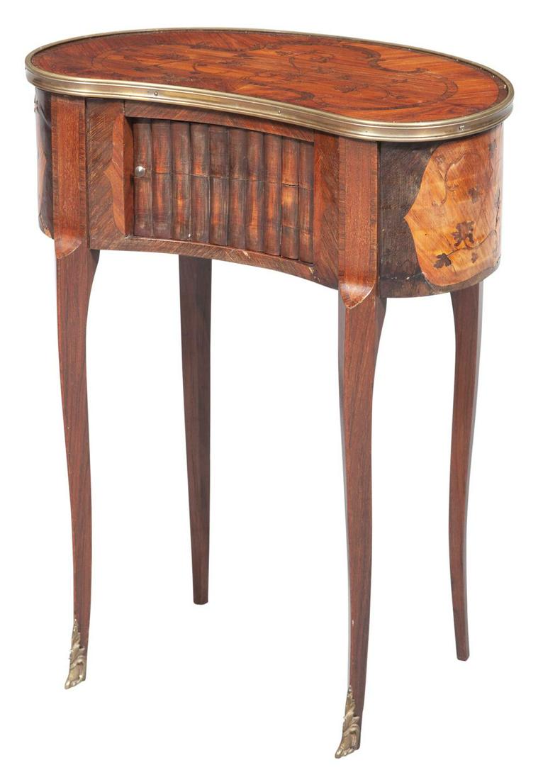 Louis XV/XVI Style Tulipwood and Kingwood Marquetry (1 of 6)