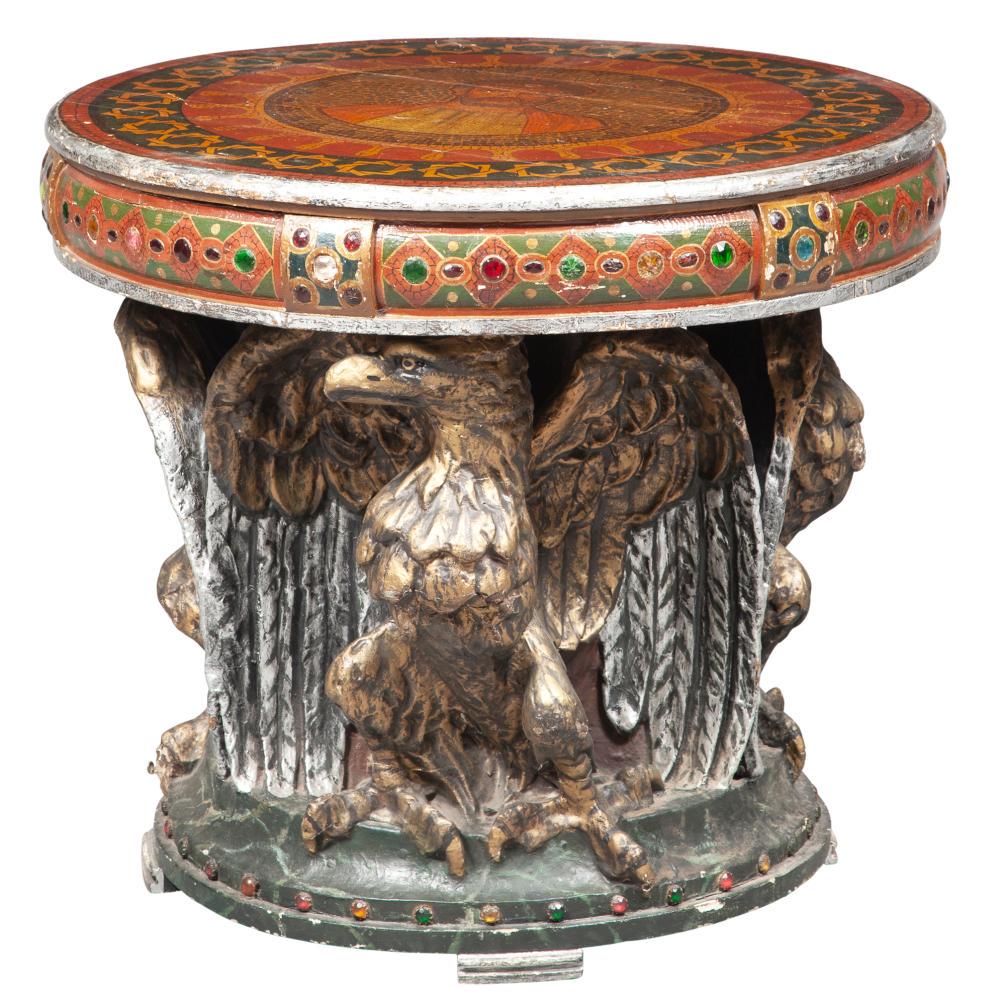 Italian Style Painted, Parcel-Gilt and 'Jewel'-Mounted (1 of 4)