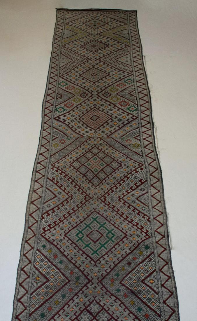 Moroccan Brocaded Kilim Runner (1 of 2)
