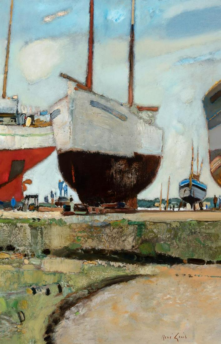 Rene Genis French, 1922-2004 Chantier a Concarneau (1 of 5)