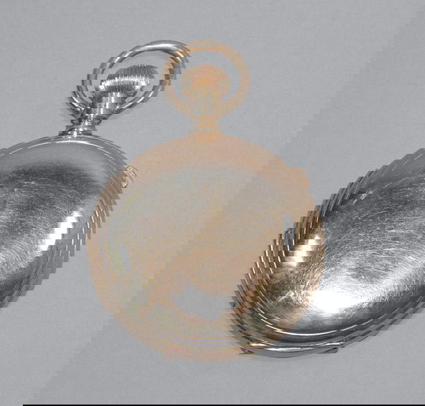 Gold Hunting Case Pocket Watch: Gold Hunting Case Pocket Watch 14 kt., 5 minute repeater, chronograph, dial, movement and case signed American Waltham Watch Co.