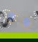 261: Pair of Star Sapphire, Diamond & Seed Pearl Earrin
