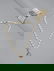 353: Semi-Baroque Cultured Pearl Necklace & Bracelet