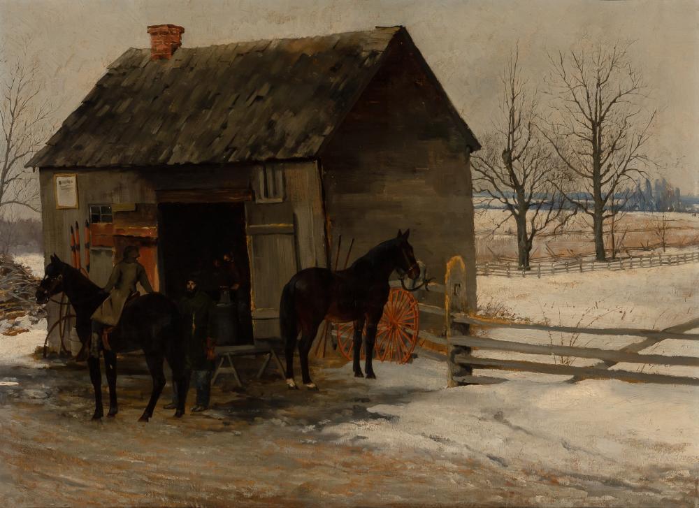 Felix Broessels Dutch or Belgian, 19th Century A Visit (1 of 4)