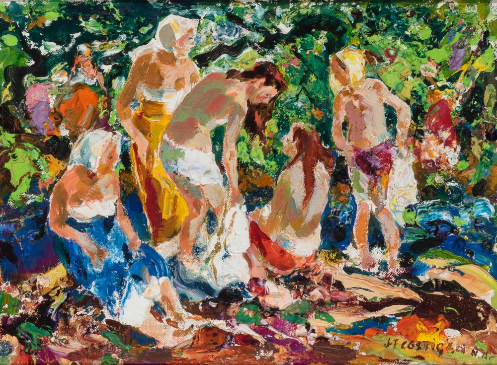 John E. Costigan American, 1888-1972 Bathing Group (1 of 4)