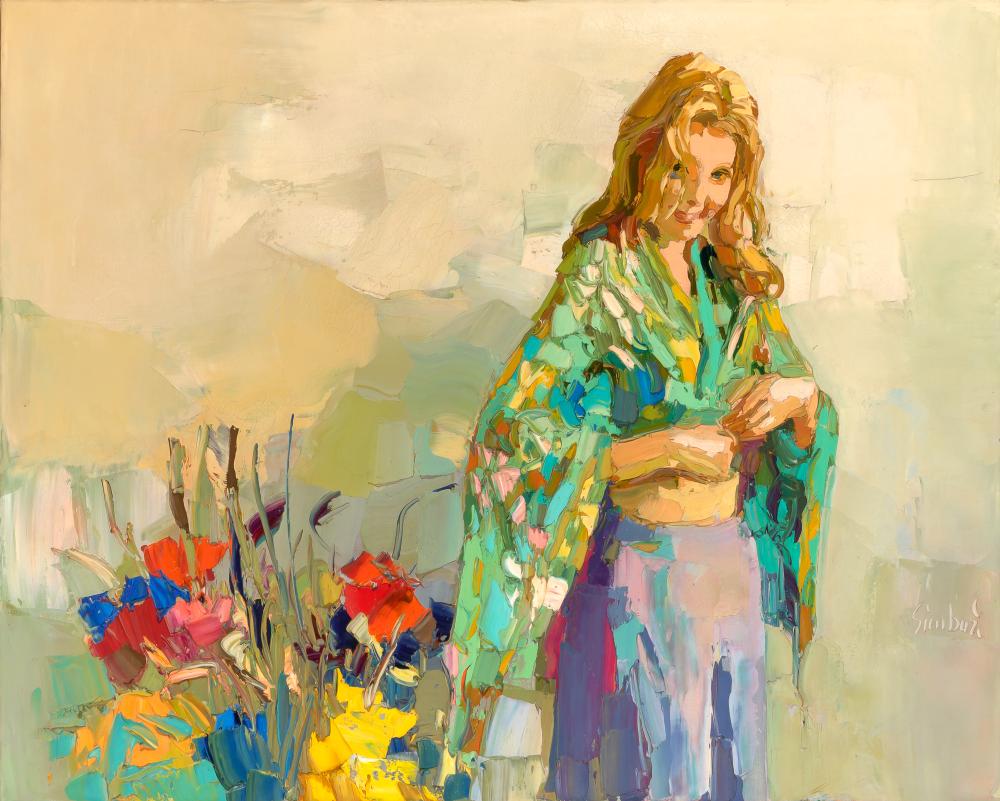 Nicola Simbari Italian, 1927-2012 Young Girl in a (1 of 3)