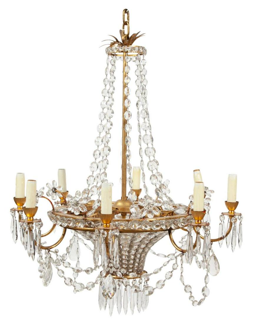 Maison Baguès Style Gilt-Metal and Glass (1 of 3)