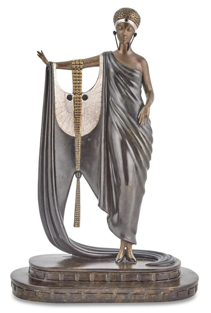 Erté Patinated Bronze Figure of a Lady (1 of 5)
