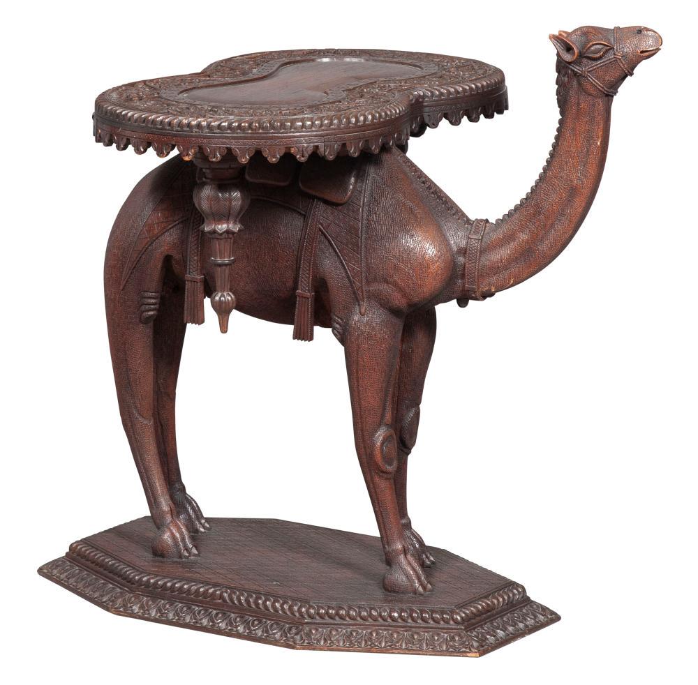 Anglo-Indian Teak Camel-Form Occasional Table (1 of 6)