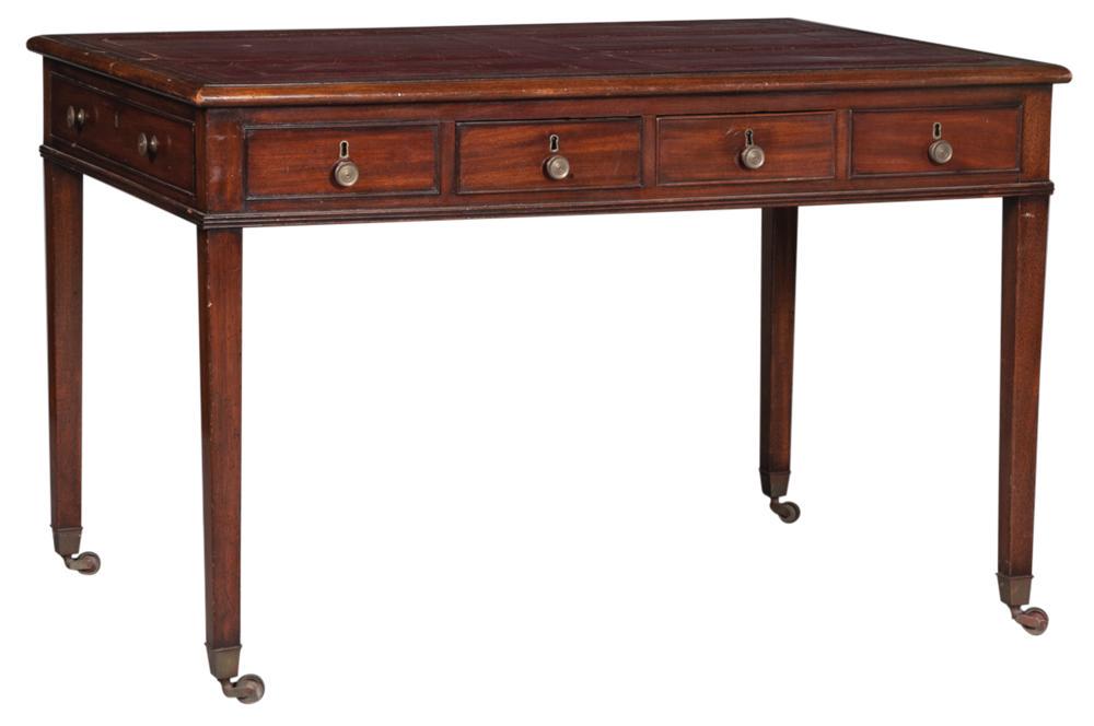 George III Style Mahogany Writing Table (1 of 6)