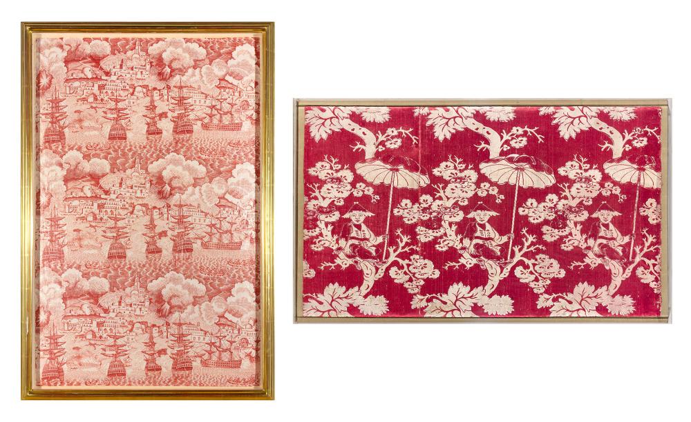 English Textile Depicting the Battle of Algiers; (1 of 5)