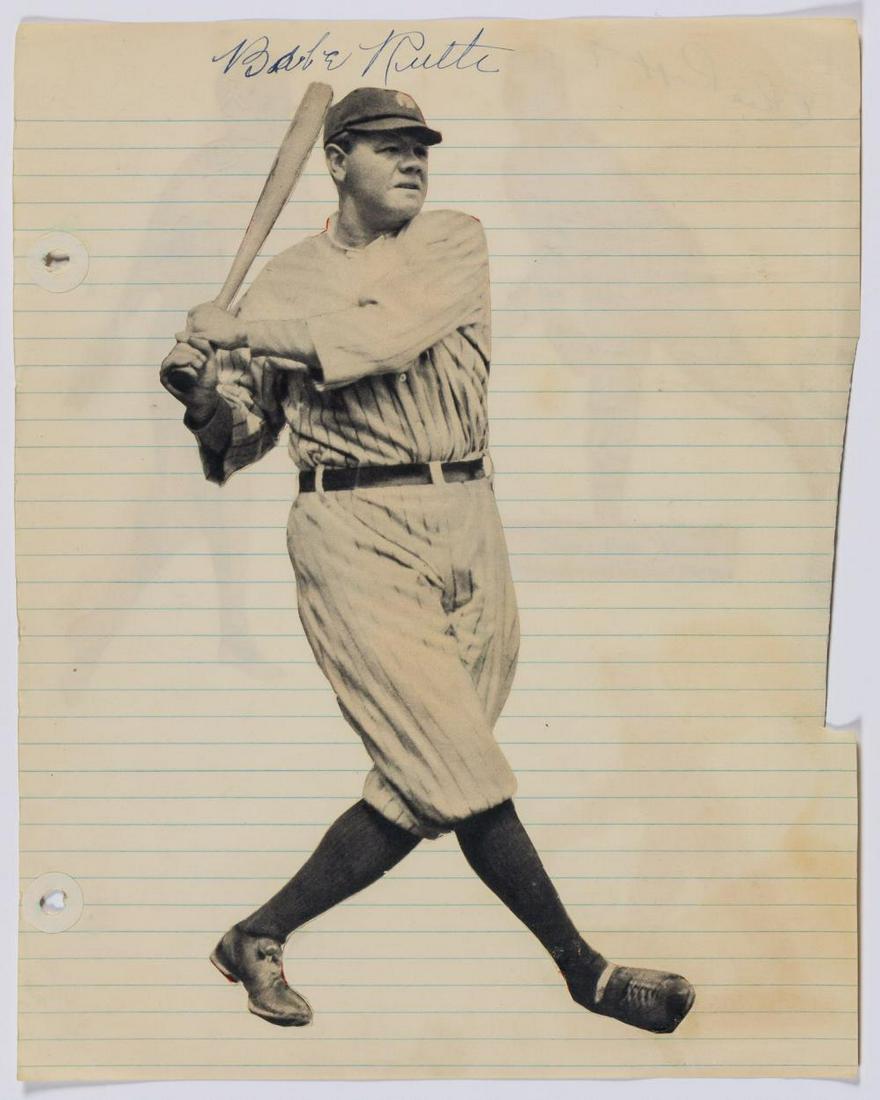 A Large Baseball Autograph Collection, circa 1929-1933, (1 of 11)