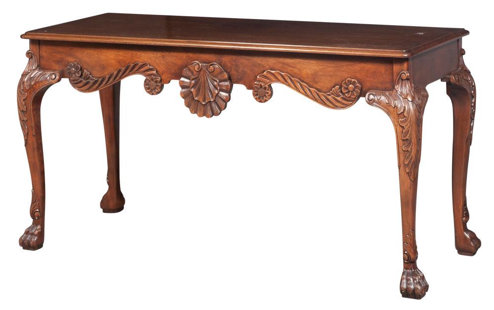 Irish George II Style Mahogany Side Table by Baker (1 of 4)