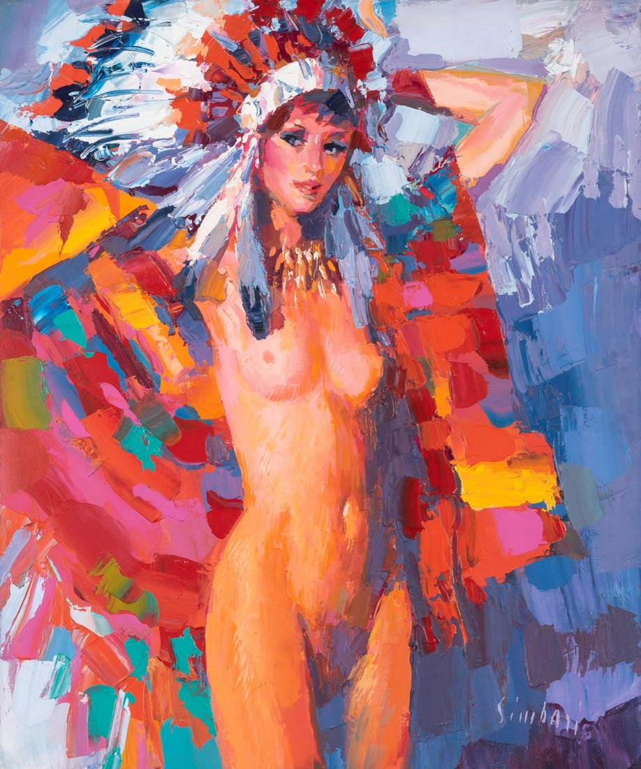 Nicola Simbari Italian, 1927-2012 Untitled (Dancer) (1 of 4)