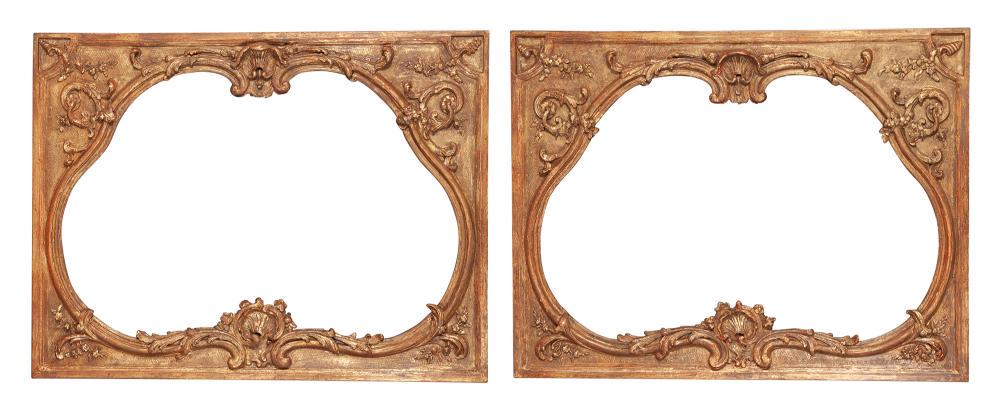 Pair of Louis XV Style Giltwood and Composition Frames (1 of 6)