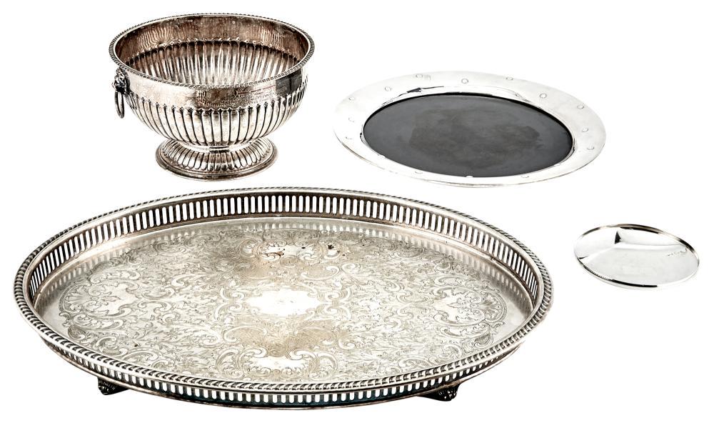 Group of Sterling Silver and Silver Plated Table (1 of 3)
