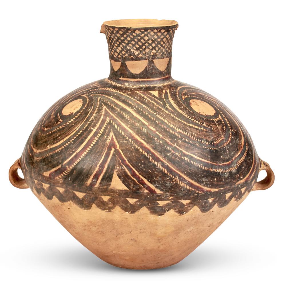 A Chinese Painted Pottery Jar (1 of 5)