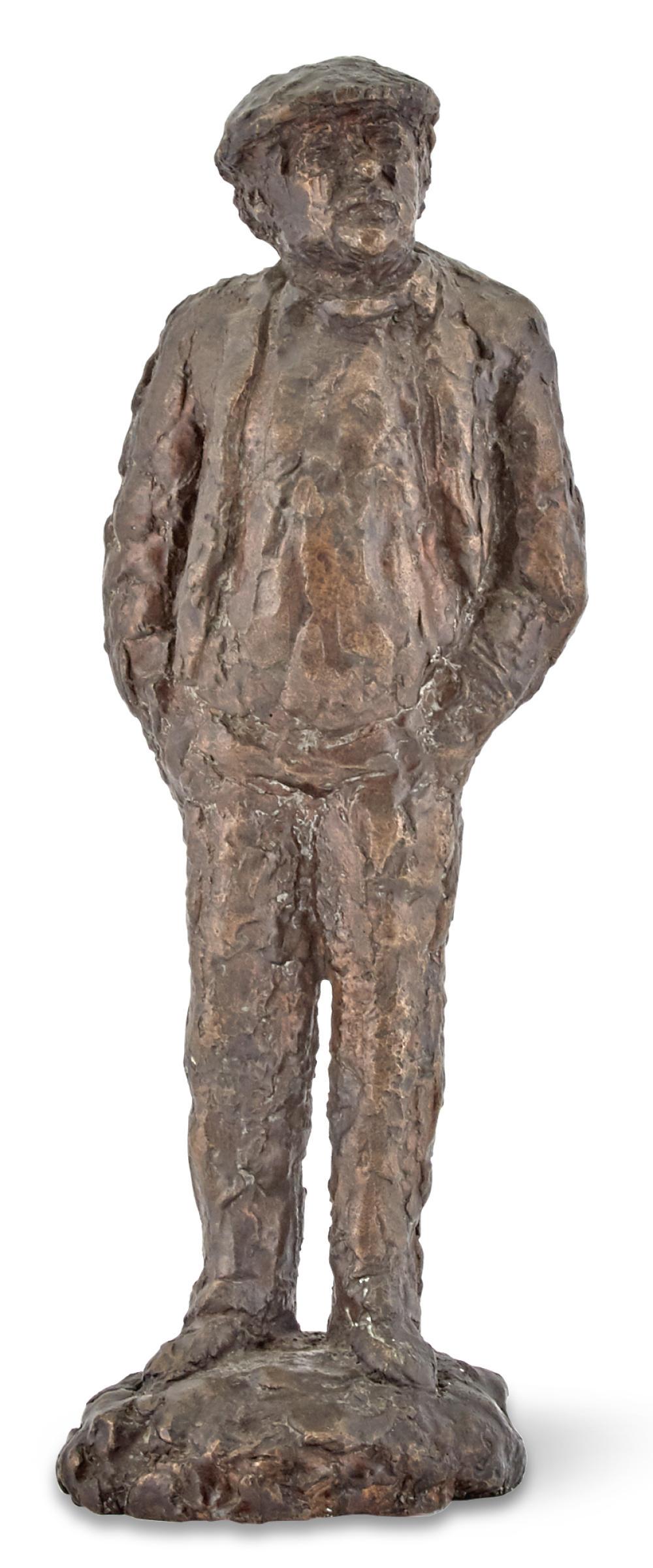 Arbit Blatas Lithuanian/American, 1908-1999 Jacques: Arbit Blatas Lithuanian/American, 1908-1999 Jacques Lipchitz Signed BLATAS on the base Bronze with brown patina Height 16 1/8 inches (41 cm) C Property from the Estate of Howard Aronson