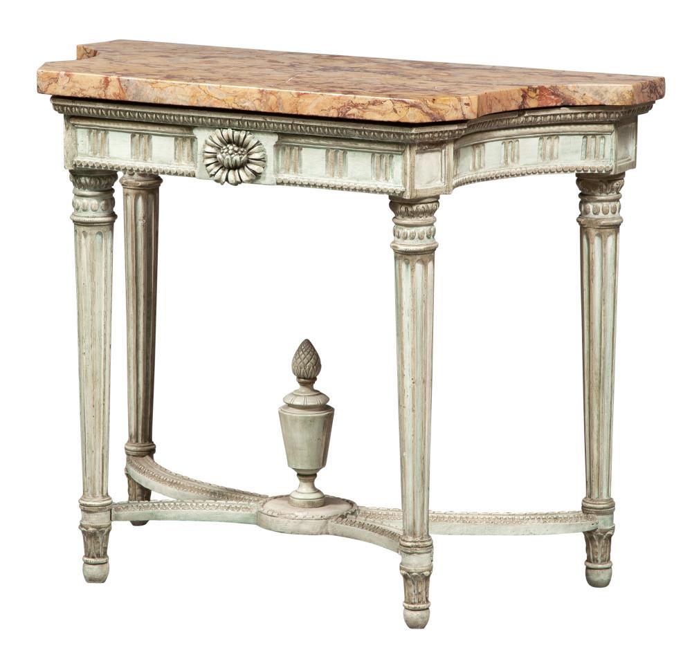 Louis XVI Style Painted Console (1 of 7)