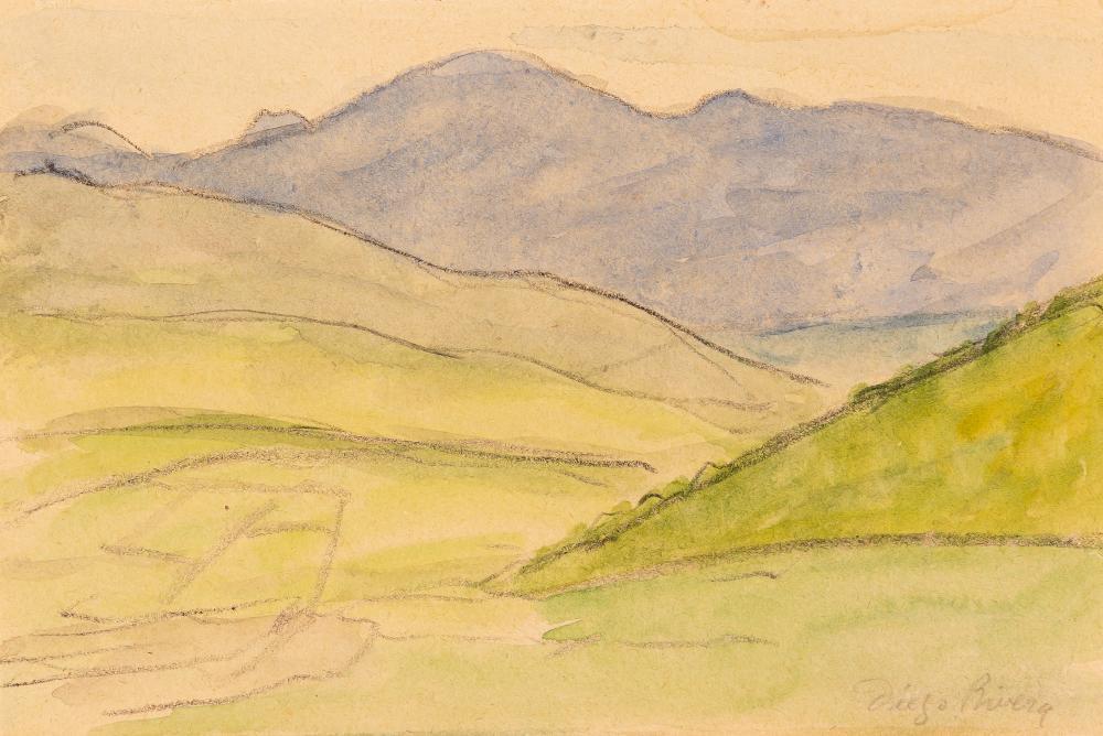 Diego Rivera Mexican, 1886-1957 Untitled Landscape (1 of 4)