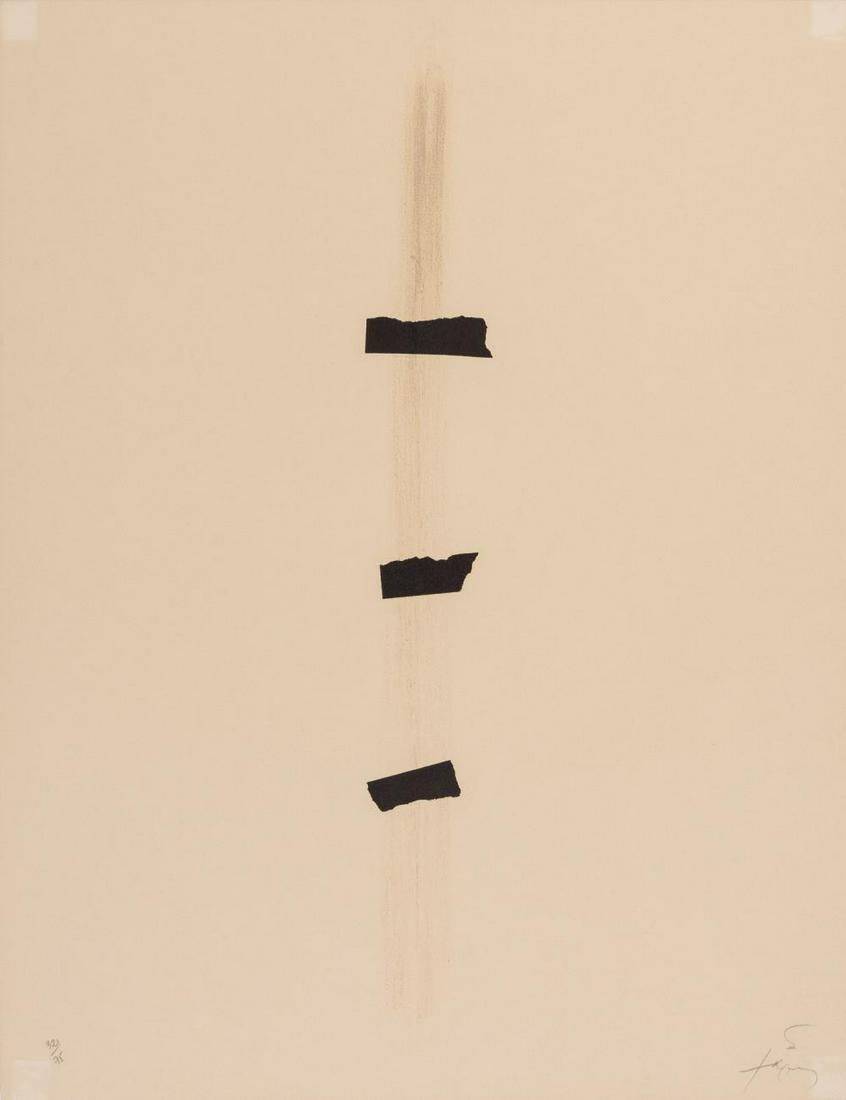 Antoni Tàpies LES TROIS NOIRS (GALFETTI 627) Color (1 of 3)