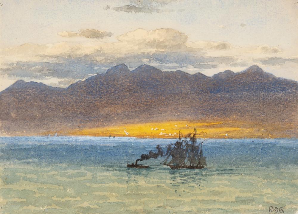 Robert Swain Gifford American, 1840-1905 Mt. Diablo (1 of 4)